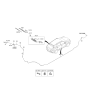 Diagram for 2021 Hyundai Nexo Wiper Blade - 98360-D8000