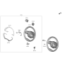 Diagram for Hyundai Nexo Steering Wheel - 56111-M5000-UUG