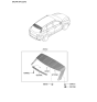 Diagram for 2019 Hyundai Nexo Spoiler - 87210-M5000-EB