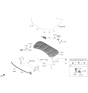 Diagram for 2020 Hyundai Nexo Hood Latch - 81130-D7000