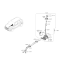 Diagram for 2020 Hyundai Venue Shift Cable - 43790-K2100