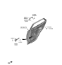 Diagram for 2020 Hyundai Venue Door Handle - 82651-K2010