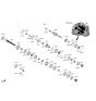 Diagram for 2022 Hyundai Accent Synchronizer Ring - 43374-26600