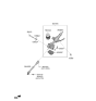 Diagram for 2022 Hyundai Accent Steering Shaft - 56400-H5000