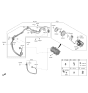 Diagram for Hyundai Venue Idler Pulley - 97643-K2100