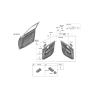 Diagram for 2021 Hyundai Venue Mirror Switch - 93530-K2200-UUG