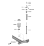 Diagram for Hyundai Accent Shock And Strut Mount - 55311-H5000