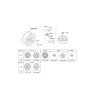 Diagram for 2021 Hyundai Venue Spare Wheel - 52910-K2200