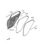 Diagram for Hyundai Venue Door Seal - 83220-K2000