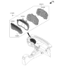 Diagram for Hyundai Venue Speedometer - 94011-K2080