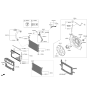 Diagram for Hyundai Fan Shroud - 25350-H8050