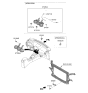 Diagram for 2021 Hyundai Venue Ambient Temperature Sensor - 96985-K2000