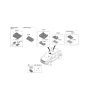 Diagram for Hyundai Venue Dome Light - 92840-K3100-MMH