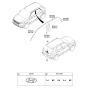 Diagram for 2020 Hyundai Venue Emblem - 86300-K3000