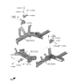 Diagram for 2020 Hyundai Venue Engine Mount Torque Strut - 21810-K2200