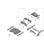 Diagram for 2023 Hyundai Venue Rear Crossmember - 65630-K2000