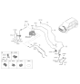 Diagram for 2021 Hyundai Venue Hydraulic Hose - 58732-K2000