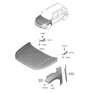Diagram for Hyundai Hood - 66400-K2010