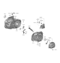 Diagram for Hyundai Venue Bellhousing - 43115-26600