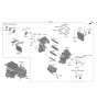 Diagram for 2021 Hyundai Venue Heater Core - 97926-K2000