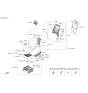 Diagram for 2021 Hyundai Venue Seat Cover - 88360-K2050-XDA