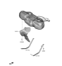 Diagram for Hyundai Venue Fuel Tank Strap - 31210-K2000