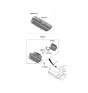 Diagram for 2020 Hyundai Venue Light Socket - 92730-K2000