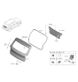 Diagram for 2020 Hyundai Venue Lift Support - 81831-K2000