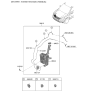 Diagram for 2023 Hyundai Venue Washer Reservoir - 98611-K2000