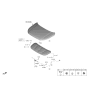 Diagram for 2021 Hyundai Venue Hood Cable - 81190-K2100