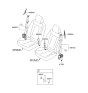 Diagram for Hyundai Santa Fe Seat Belt - 88880-0W000-TX