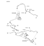 Diagram for Hyundai Santa Fe Power Steering Hose - 57510-2P350