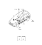 Diagram for 2009 Hyundai Santa Fe Relay - 95230-2B650