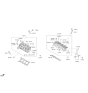 Diagram for 2016 Hyundai Azera Cylinder Head Gasket - 22311-3CGB0