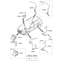 Diagram for 2009 Hyundai Santa Fe ABS Control Module - 58910-2B650