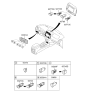 Diagram for Hyundai Dimmer Switch - 94950-2B001-HZ