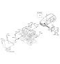 Diagram for Hyundai Santa Fe Engine Control Module - 39104-2G340