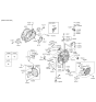 Diagram for 2012 Hyundai Santa Fe Motor And Transmission Mount - 45210-3B820