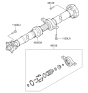 Diagram for 2012 Hyundai Santa Fe Drive Shaft - 49300-2B850