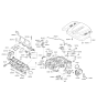 Diagram for Hyundai Sonata Intake Manifold - 28310-2G060