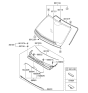 Diagram for 2009 Hyundai Santa Fe Weather Strip - 86153-2B000