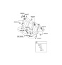 Diagram for Hyundai Santa Fe Seat Belt - 89820-0W000-HZ