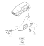 Diagram for 2011 Hyundai Santa Fe Fuel Door Release Cable - 81590-0W000