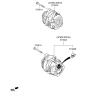 Diagram for Hyundai Santa Fe Alternator - 37300-3C610