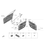 Diagram for 2023 Hyundai Genesis Electrified G80 Car Speakers - 96310-T1500