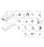 Diagram for Hyundai Genesis Electrified GV70 Air Bag Sensor - 95930-S1000