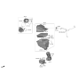 Diagram for 2023 Hyundai Genesis GV70 Hose Clamp - 14716-09300