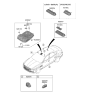 Diagram for 2021 Hyundai Genesis GV80 Dome Light - 92800-T1100-NBD