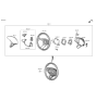 Diagram for 2021 Hyundai Genesis G80 Cruise Control Switch - 96710-T1000-IDG