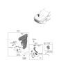 Diagram for Hyundai Genesis Electrified G80 Washer Reservoir - 98611-T1000